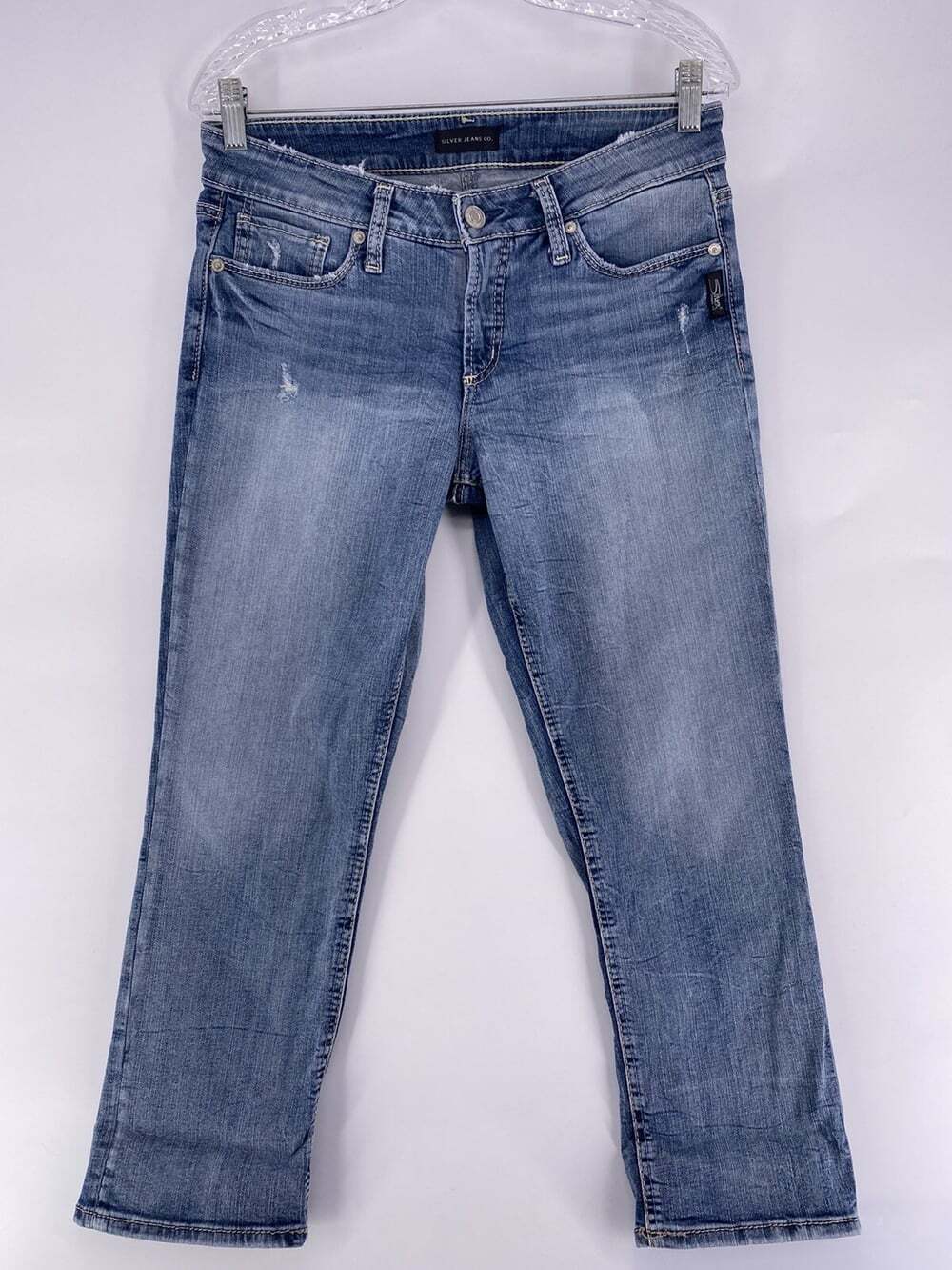 Silver Jeans Women’s Size 29/22.5 Suki Capri Stretch Denim Jeans